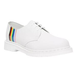 Dr. Martens Shoes Pride 1461 Women 8 White Rainbow NWT